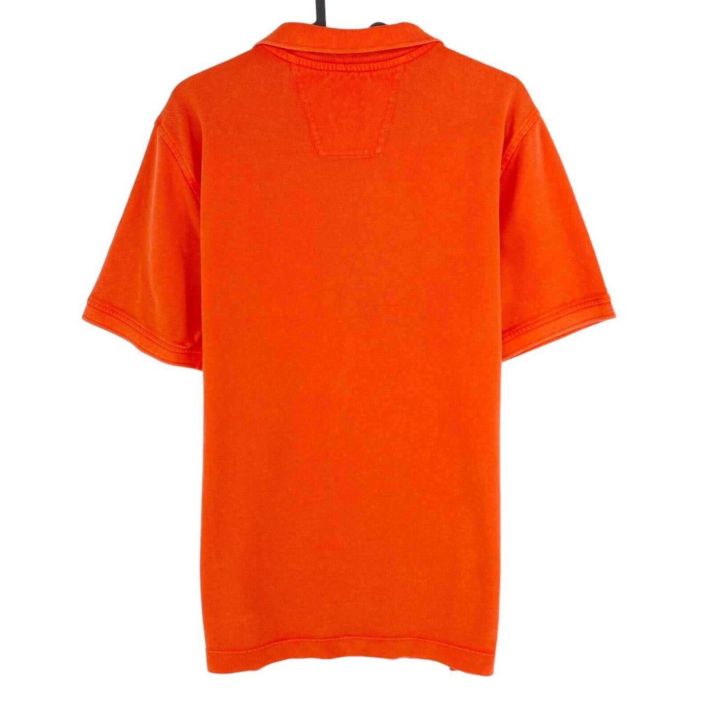 CAMEL ACTIVE Orange Raw Dyed Pique Polo Shirt Size M