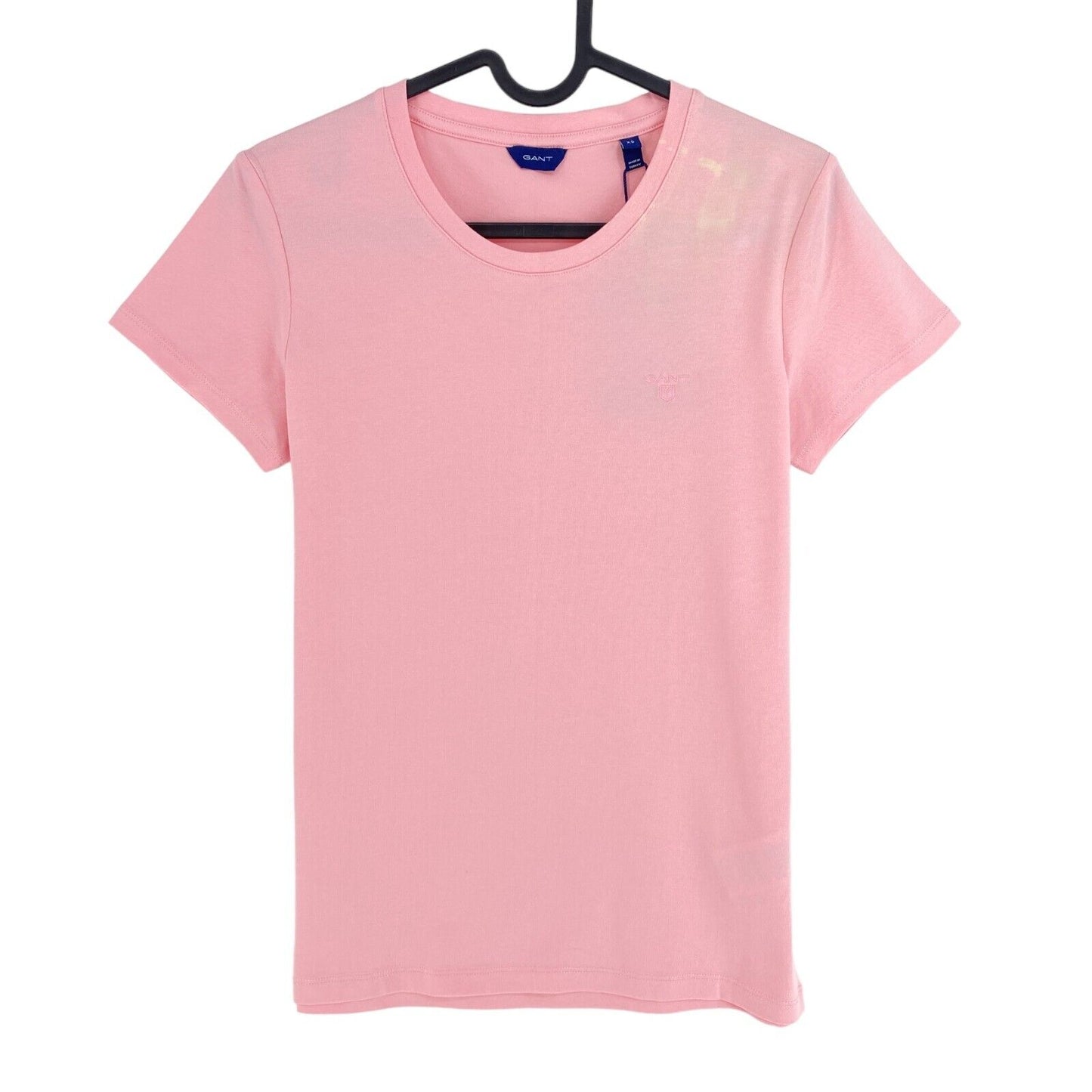 GANT Pink COTT/ELA Crew Neck T Shirt Size XS