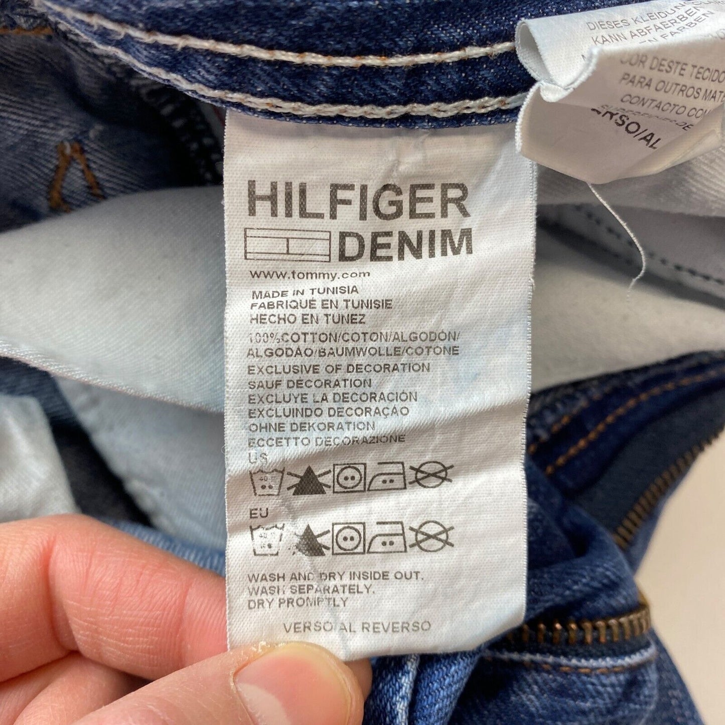 Hilfiger Denim RYAN Blue Regular Straight Fit Jeans W32 L32