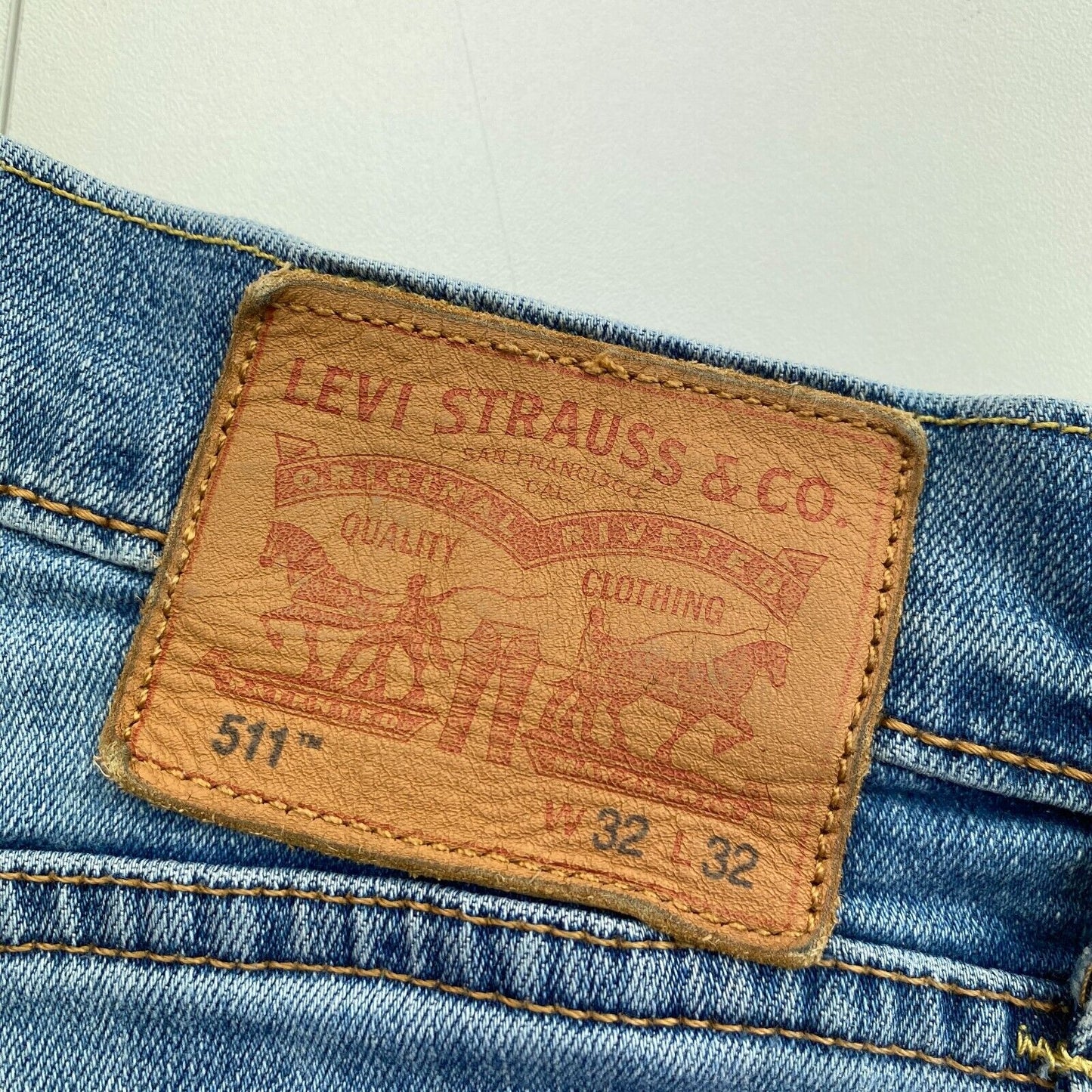 Levi‘s 511 Blue Stretch Slim Fit Jeans Size W32 L32