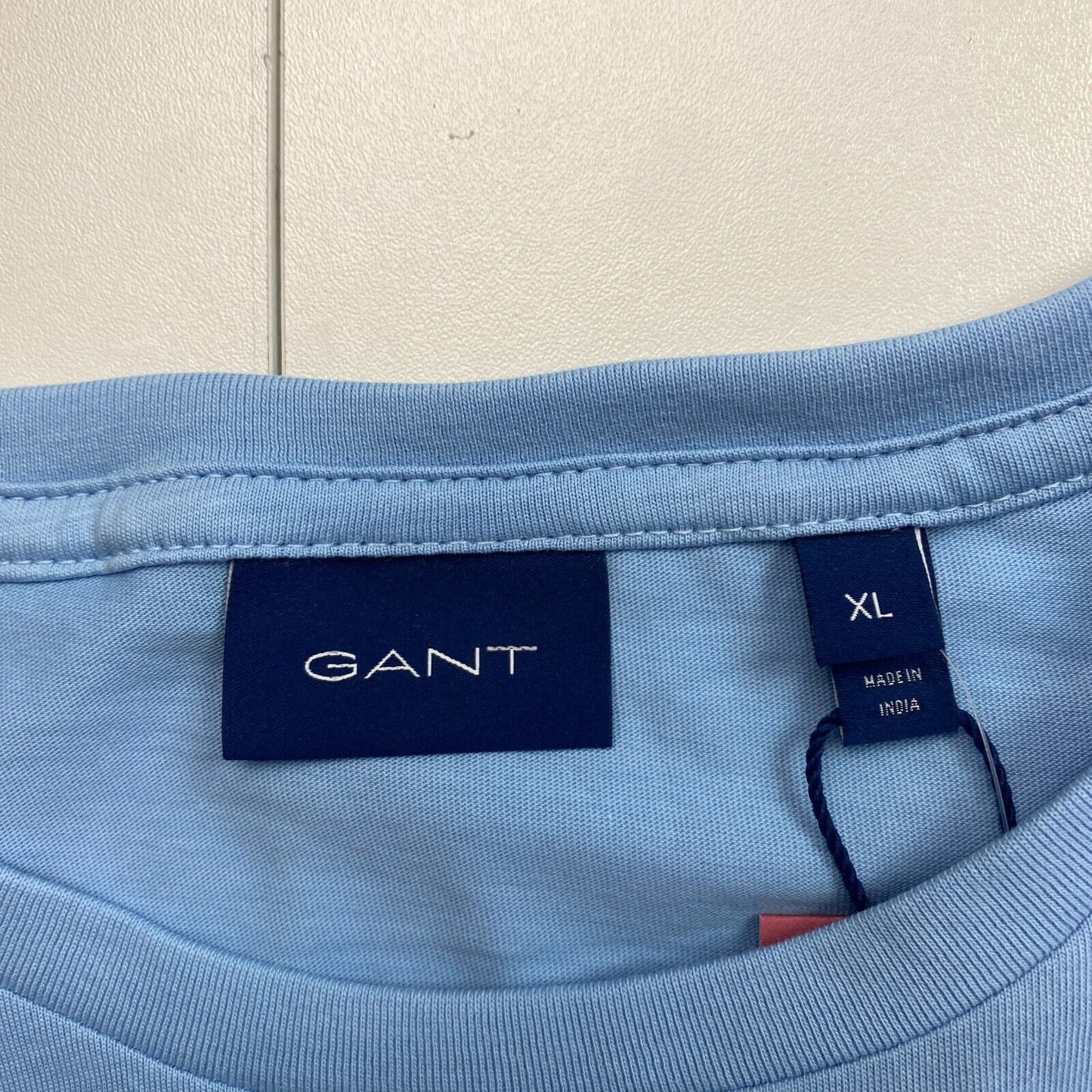 GANT Men Blue Original Crew Neck Short Sleeve T Shirt Size XL