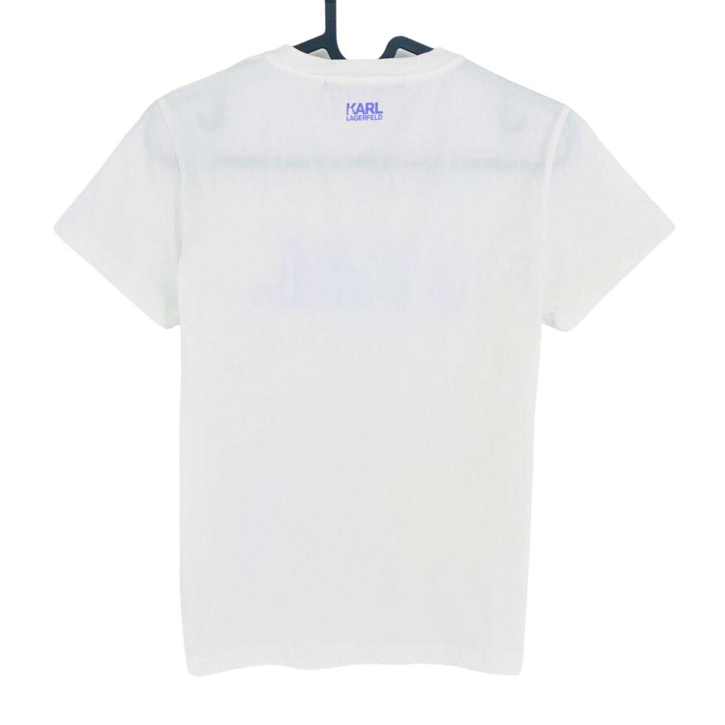 Karl Lagerfeld White Karl SS Crew Neck T Shirt Size S