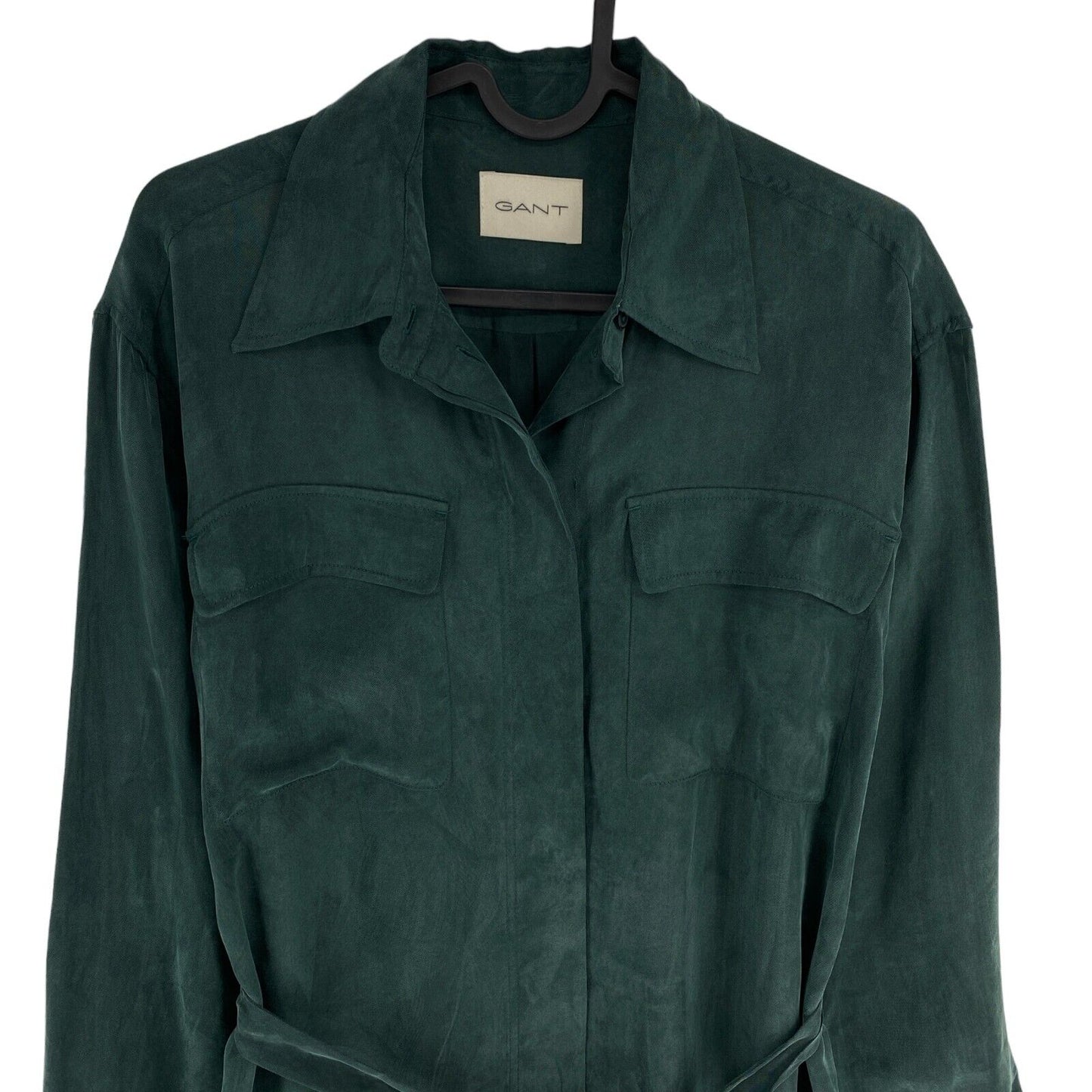 GANT Robe chemise utilitaire décontractée verte Taille EU 34 UK 6 US 4