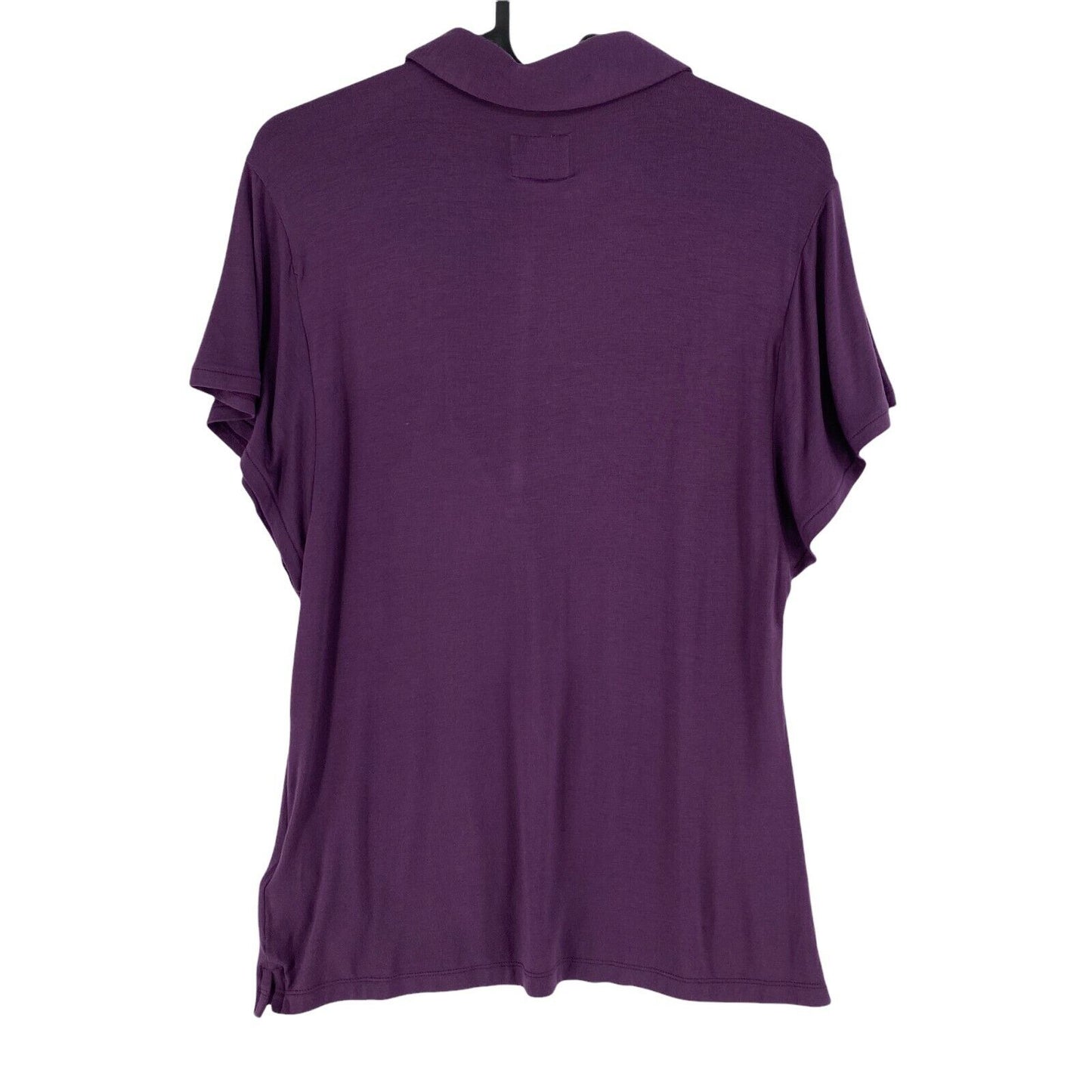 LA MARTINA Purple Stretch Polo T Shirt Size 4 / L