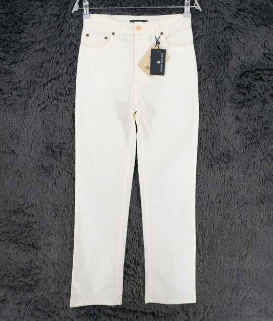 MARINA YACHTING White Straight Jeans Size 27 31