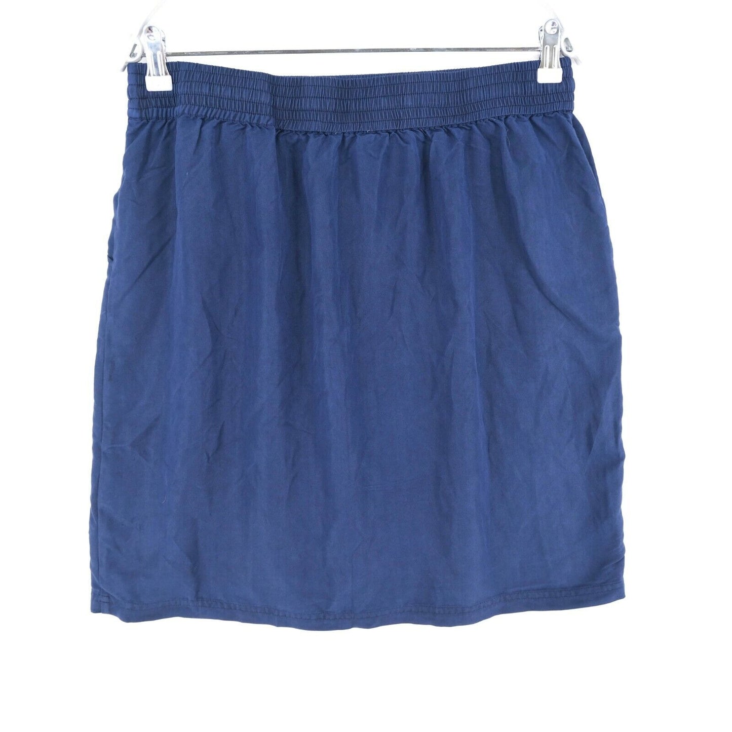 MONTEGO Navy Blue Elastic Waist Skirt Size 42