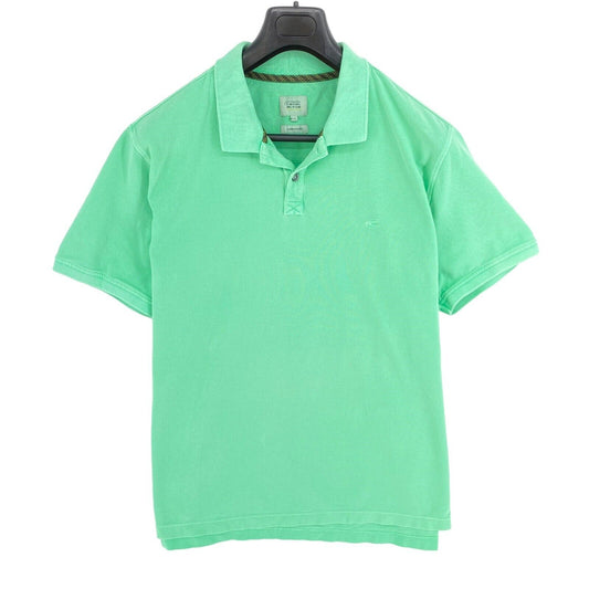 CAMEL ACTIVE Green Garment Dyed Polo Shirt Size XL