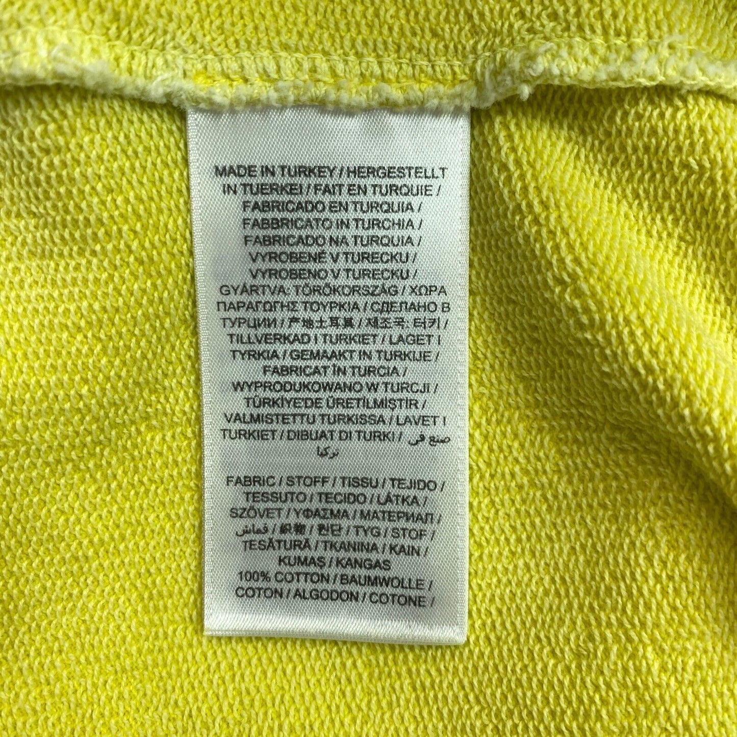 GANT Yellow Sun Faded Sweat à capuche Pull Taille S