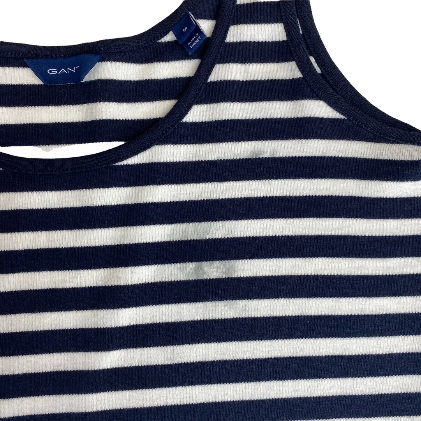 GANT Navy Blue Striped Tank Top Size M