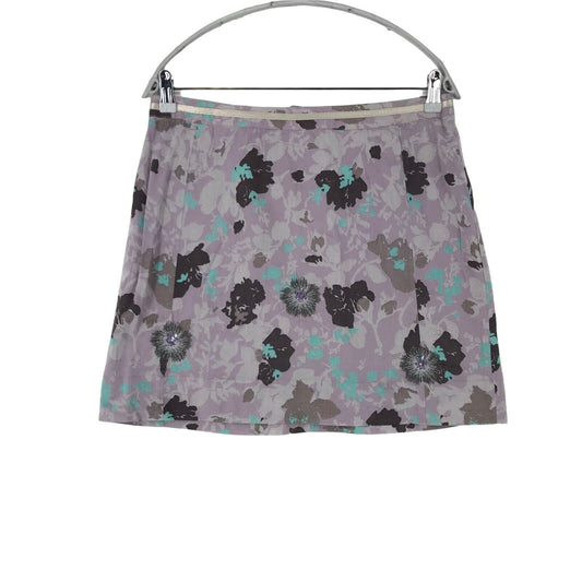 NOA NOA Purple Regular Fit Floral Short Length Skirt Size M W31