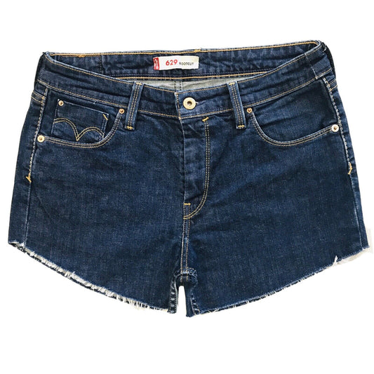 Levi's 629 Women's Custom Made Dark Blue Regular Fit Shorts Size W31