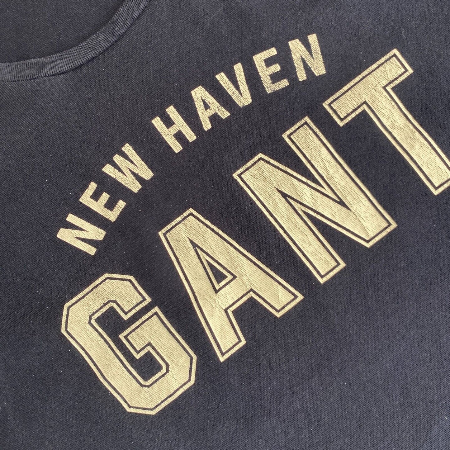 GANT Navy Blue Logo Crew Neck T Shirt Size XS