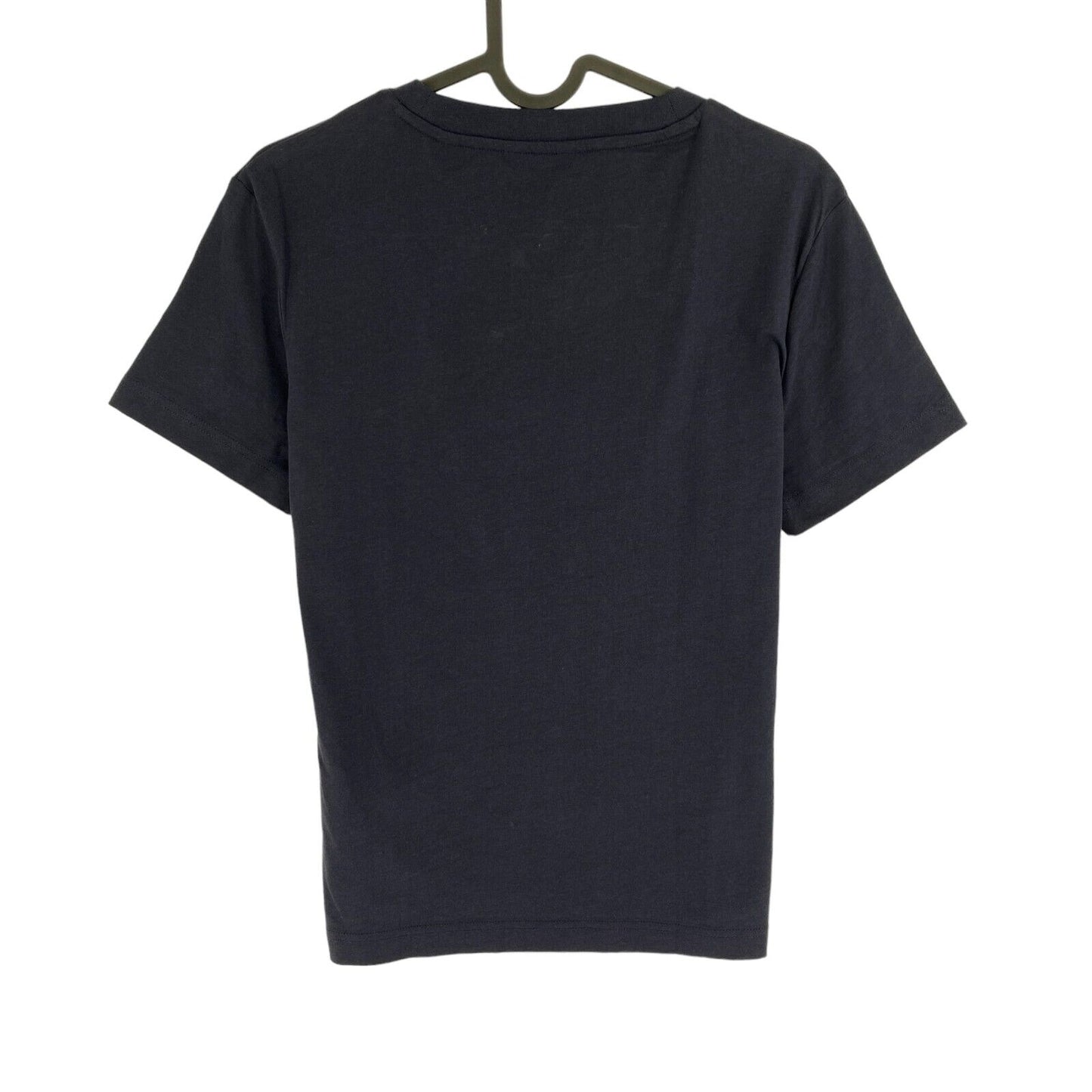 GANT Women Navy Blue Tonal Archive Shield Crew Neck SS T Shirt Size XS