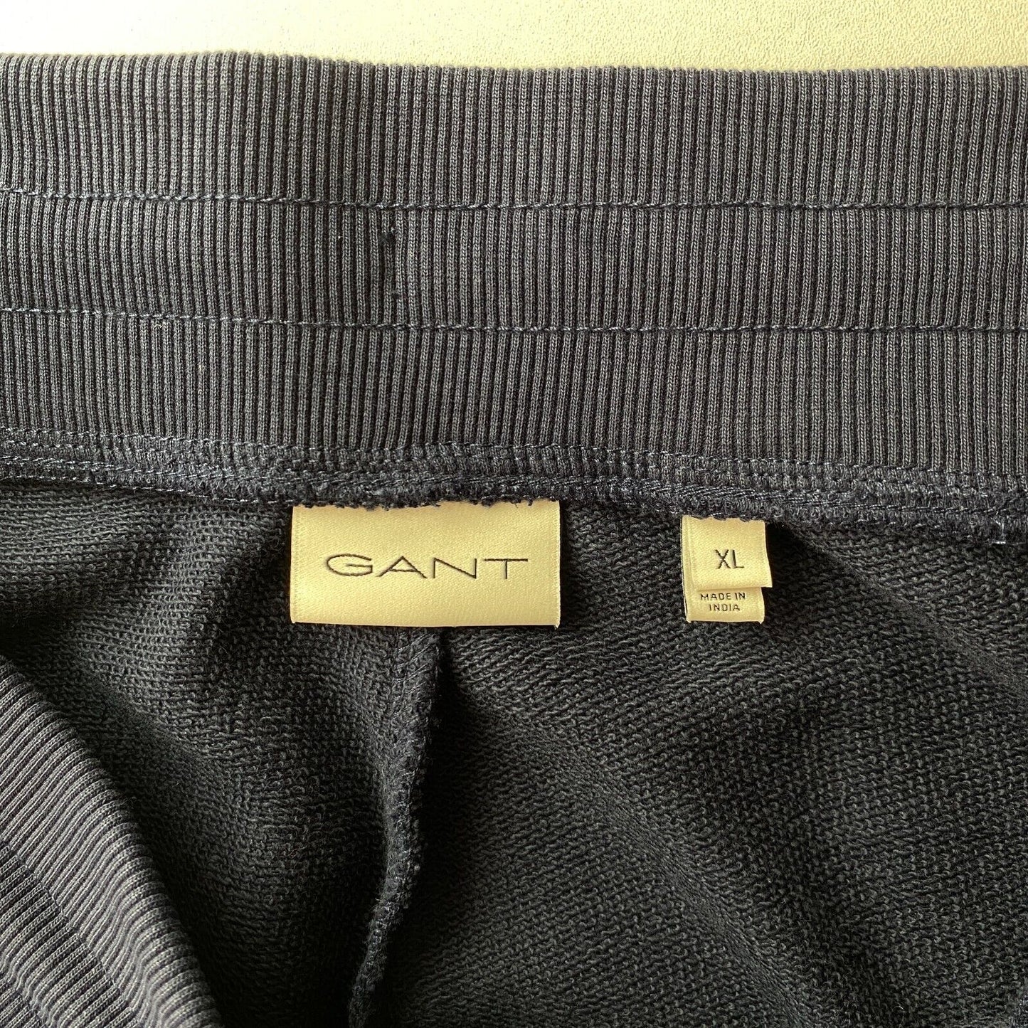 GANT Dark Blue Mens Regular Fit Cuffed Sweat Trousers Size XL