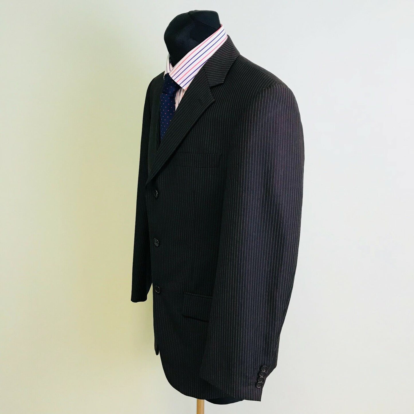 Henry Morell Wool Blend Gris Blazer Veste Taille EUR 48 US UK 38