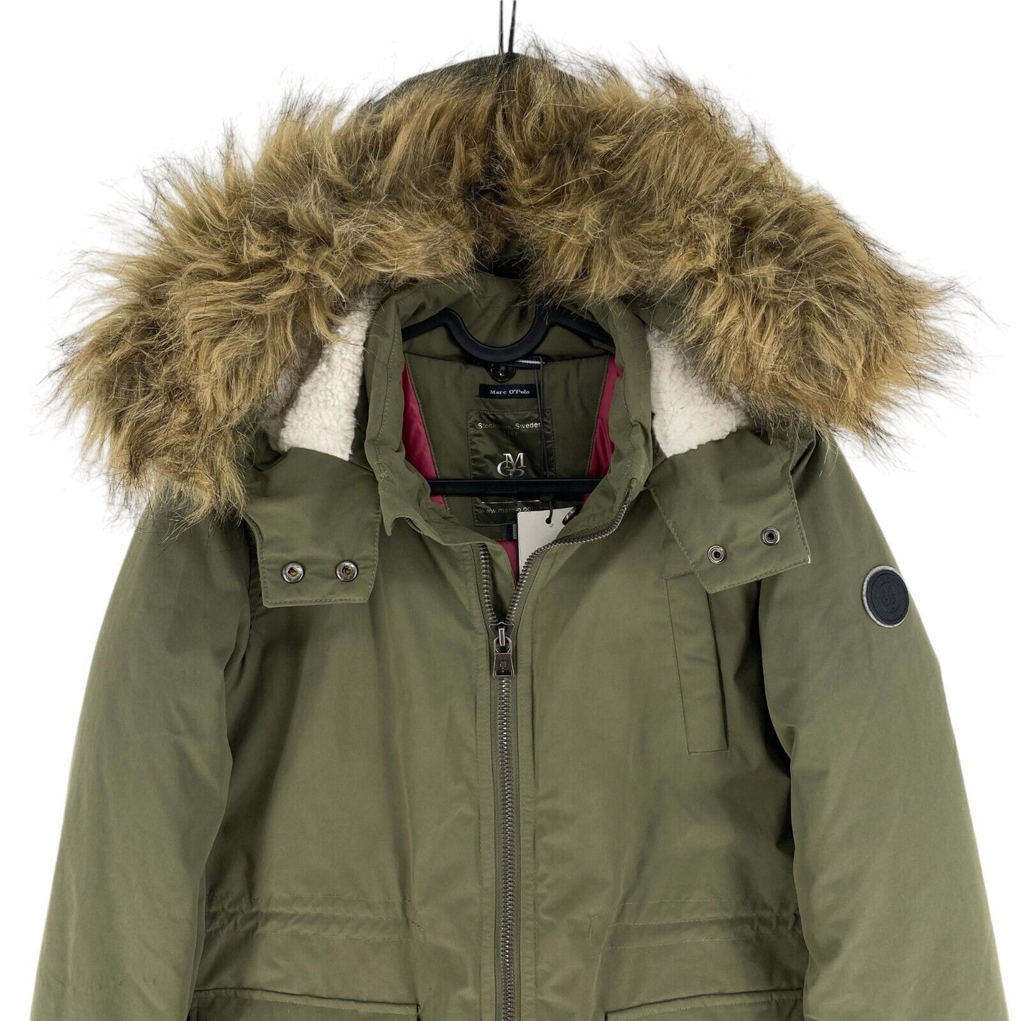 Marc O`Polo Girls Green Padded Hooded Parka Jacket Coat Size 14 Years 164 cm