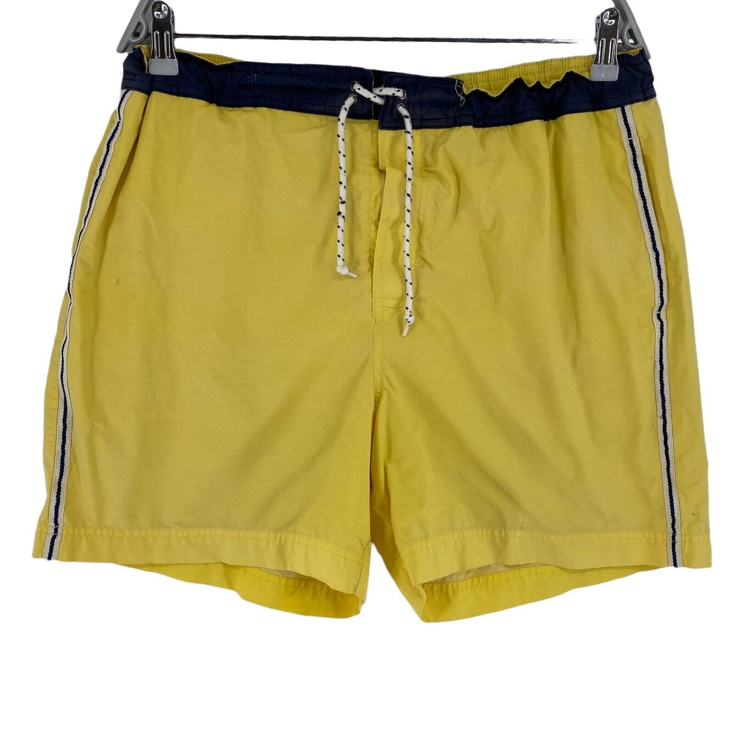 Polo Sport Ralph Lauren Yellow Cotton Blend Activewear Shorts Size L