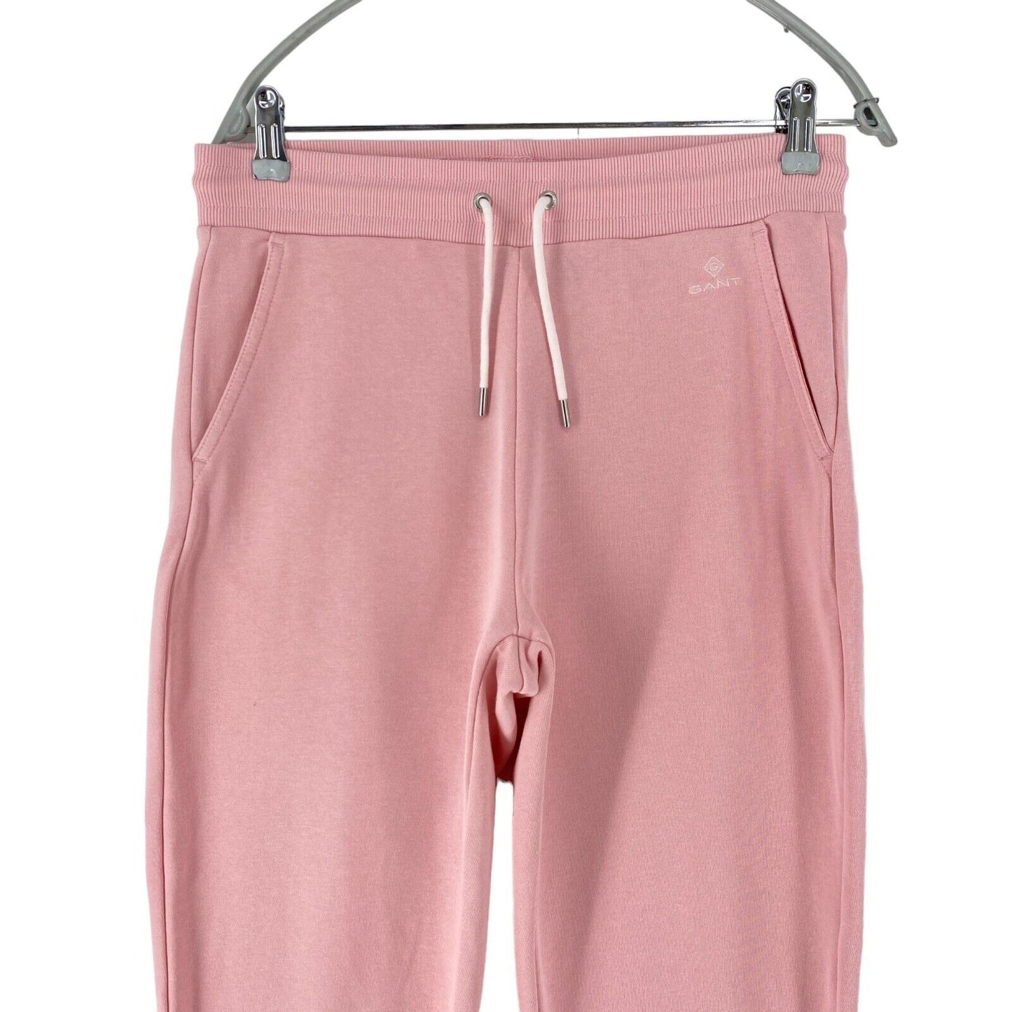 GANT Women Pink Regular Fit Cuffed Sweatpants Trousers Size M