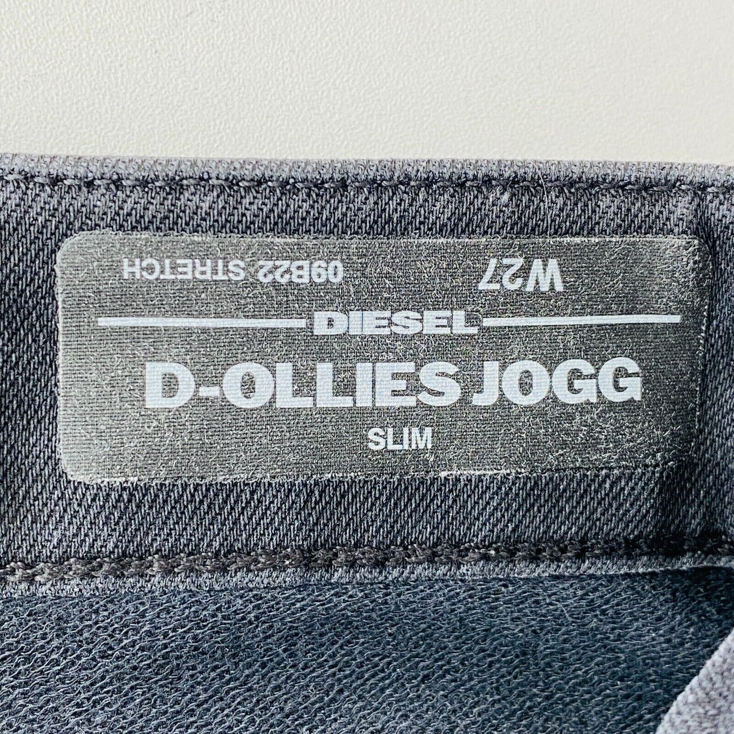 Diesel D-OLLIES JOGG Women Black Slim Fit Jeans W27