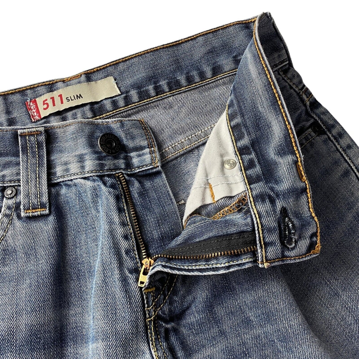 Levis 511 04 Blaue Slim Fit Jeans Größe W31 L32