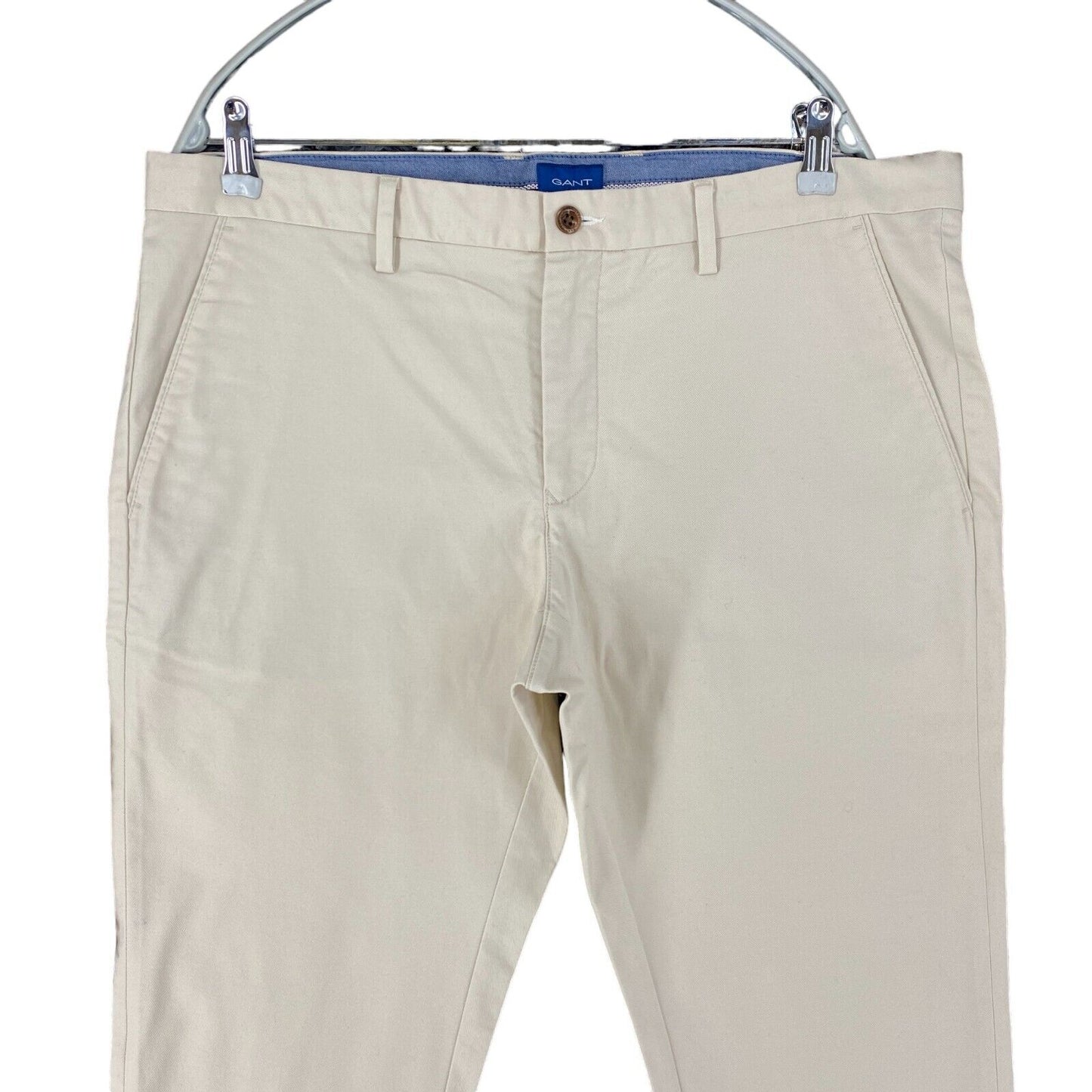 GANT HALLDEN Pantalon Chino Slim Fit Beige Clair Taille W38 L32