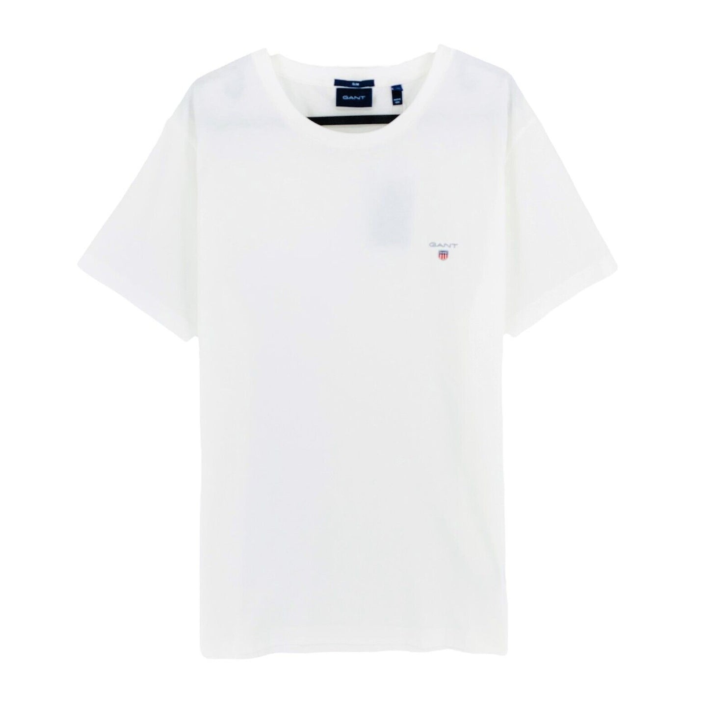 GANT White Original Slim Crew Neck T Shirt Size XL