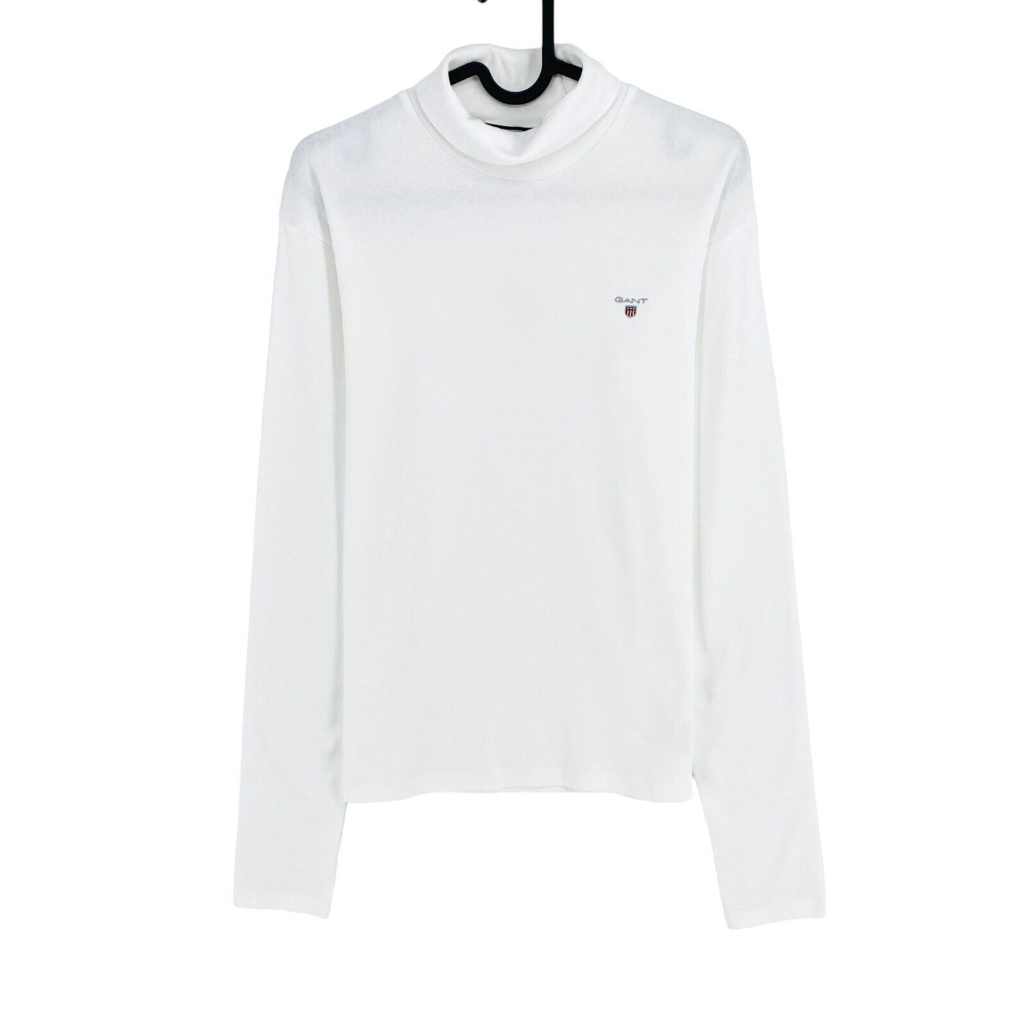 GANT Boys White High Neck Jumper Sweater Size 16 Years 176 cm