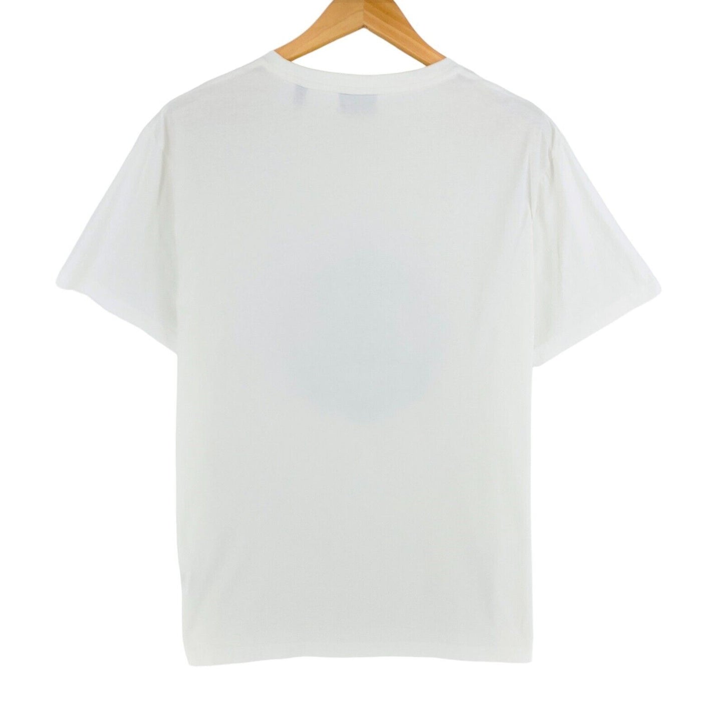 GANT T-shirt à manches courtes et col rond avec logo blanc, taille 2XL XXL