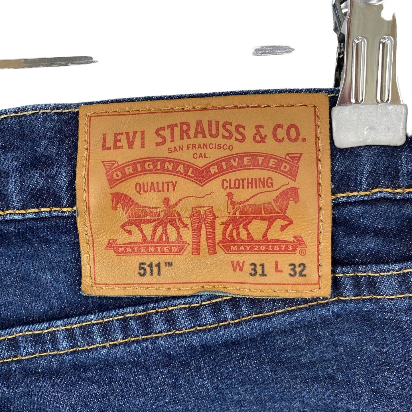 Levi's 511 Dark Blue Stretch Slim Fit Jeans W31 L32