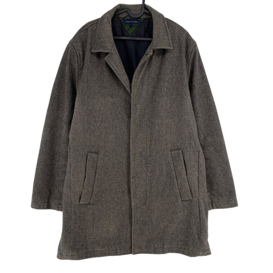 TOMMY HILFIGER Trench-coat en laine mélangée marron Taille L