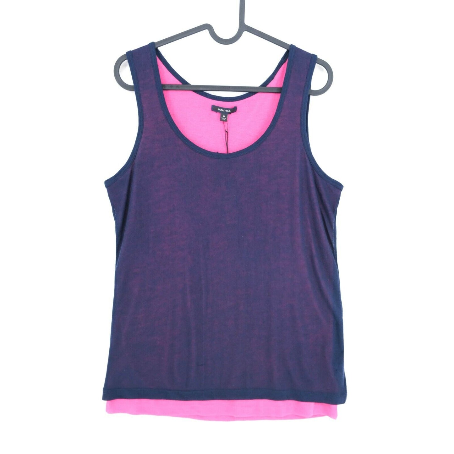 NAUTICA Purple Pink Tank Top T Shirt Size M