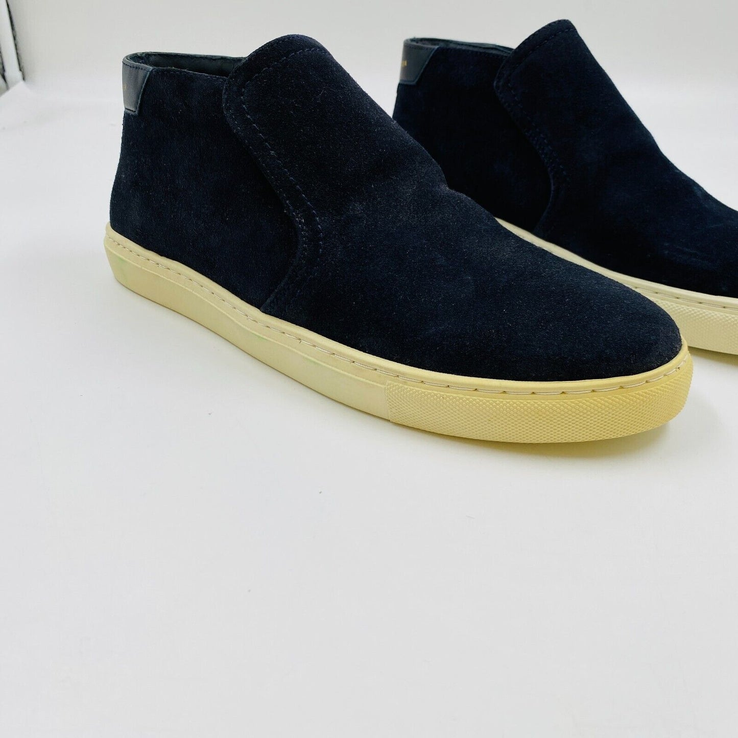 Tommy Hilfiger Mens Navy Blue Suede Leather Slip On Shoes EU 40 US 7.5 UK 6.5