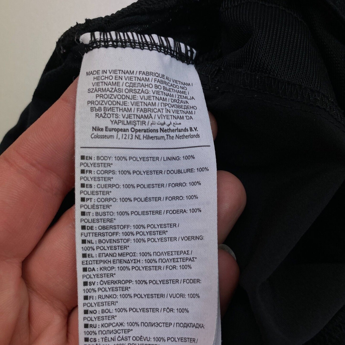 NIKE Dri Fit Schwarze Bademode Badehose Shorts Größe M