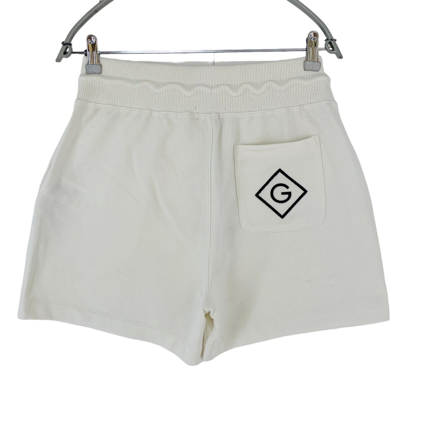 GANT Women White Relaxed Fit Sweat Shorts M