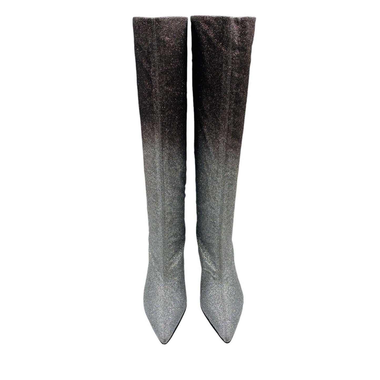 ARTEANA Grey High Heel Knee High Boots Size EU 35 UK 2 US 5