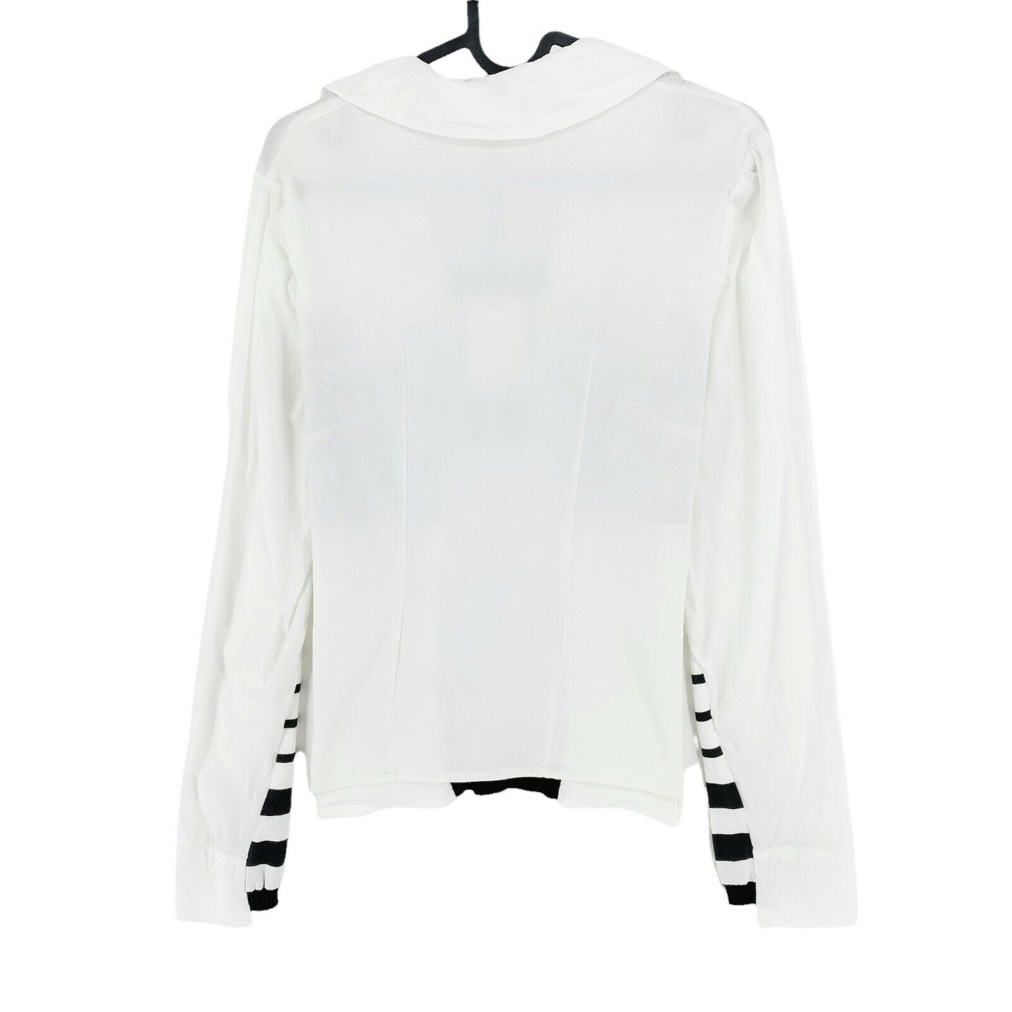 PIANURASTUDIO White Long Sleeves T Shirt Size 42 EU 38 UK 10 US 8