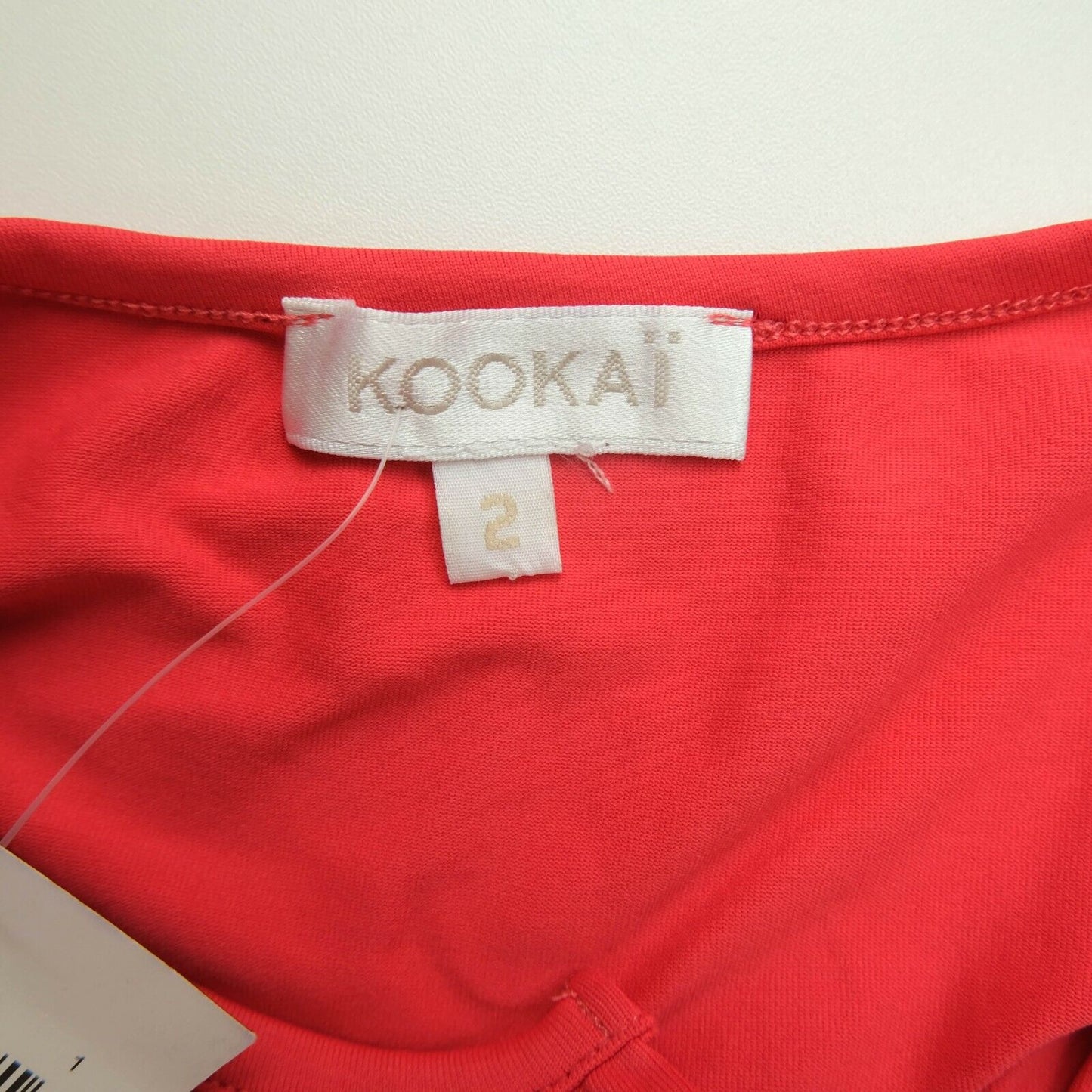 KOOKAI Red Crew Neck Cardigan Sweater Pullover Size 2 EU 40 - 42 / L