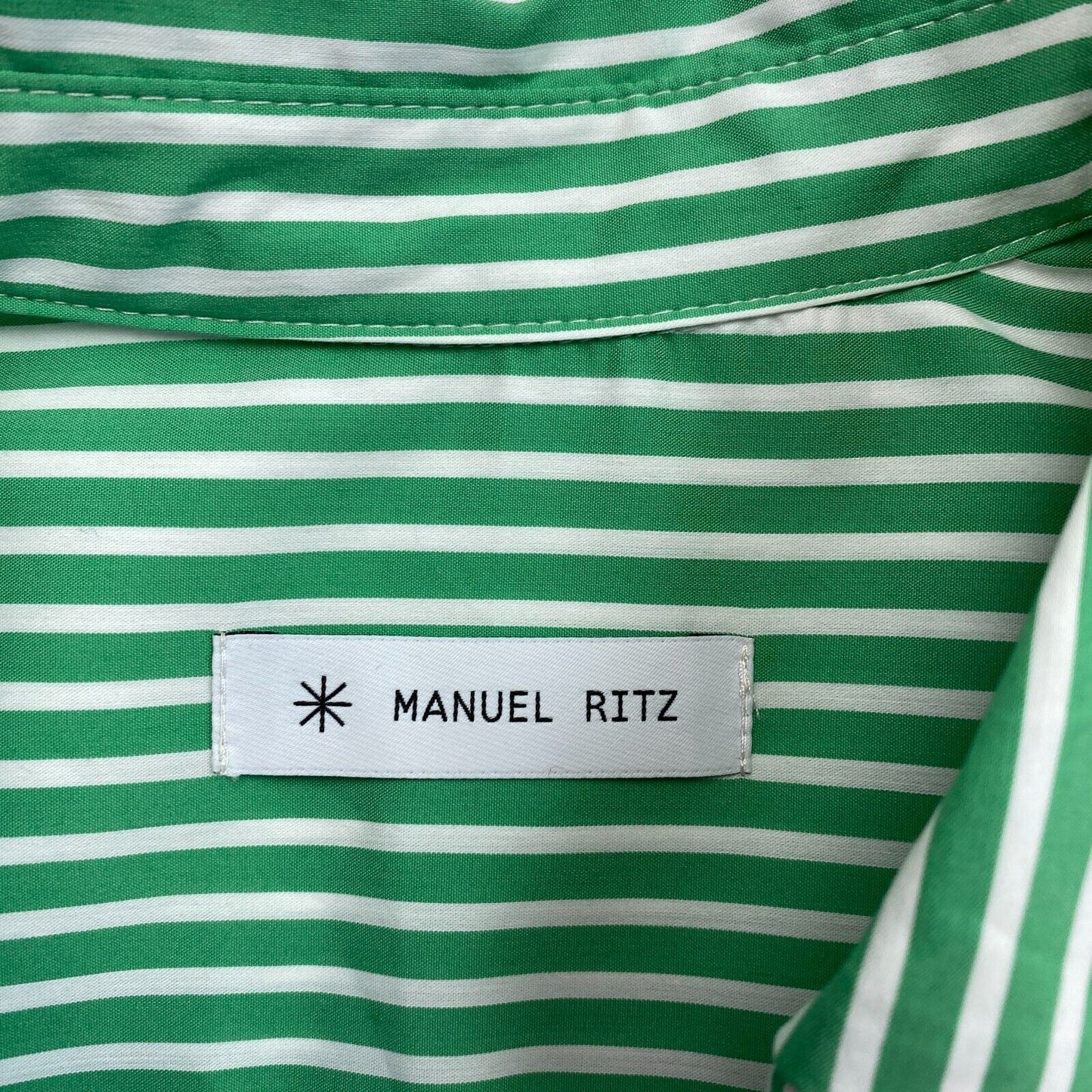 Manuel Ritz Women Colored Striped Long Sleeves Shirt Size M