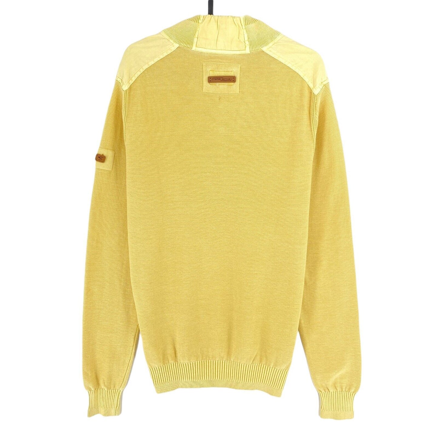 Camel Active Yellow High Neck Jumper Pullover Size M