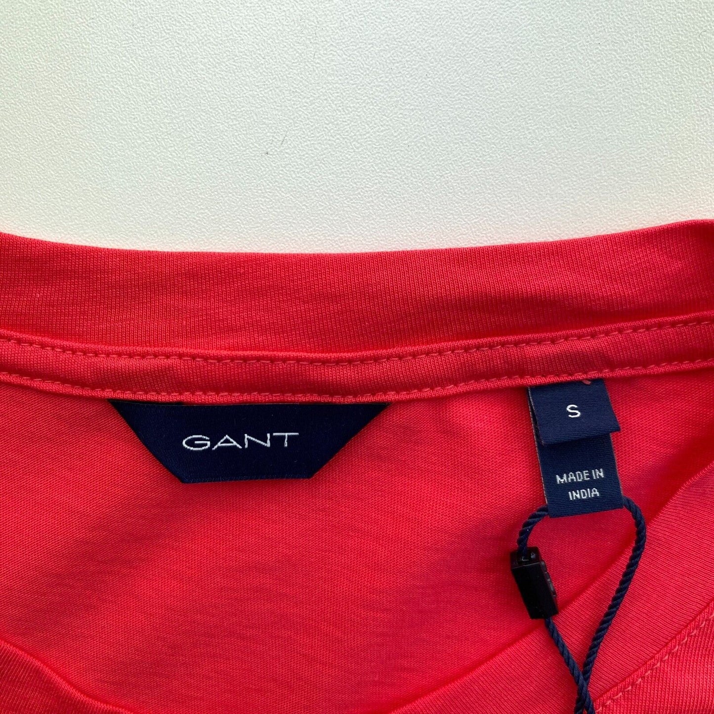 GANT T-shirt à col rond original rouge taille S