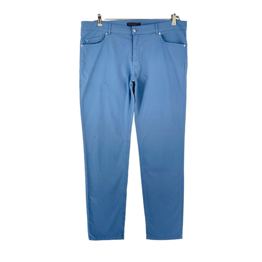 Harmont & Blaine Mens Blue Slim Fit Trousers Size EU 58 W40