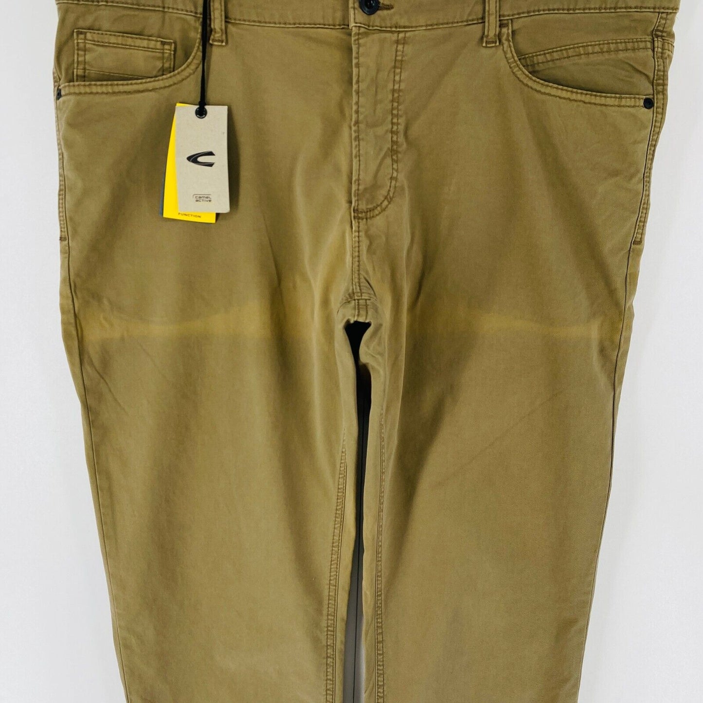 Camel Active HOUSTON Brown Mens Regular Straight Fit Jeans Trousers W40 L34