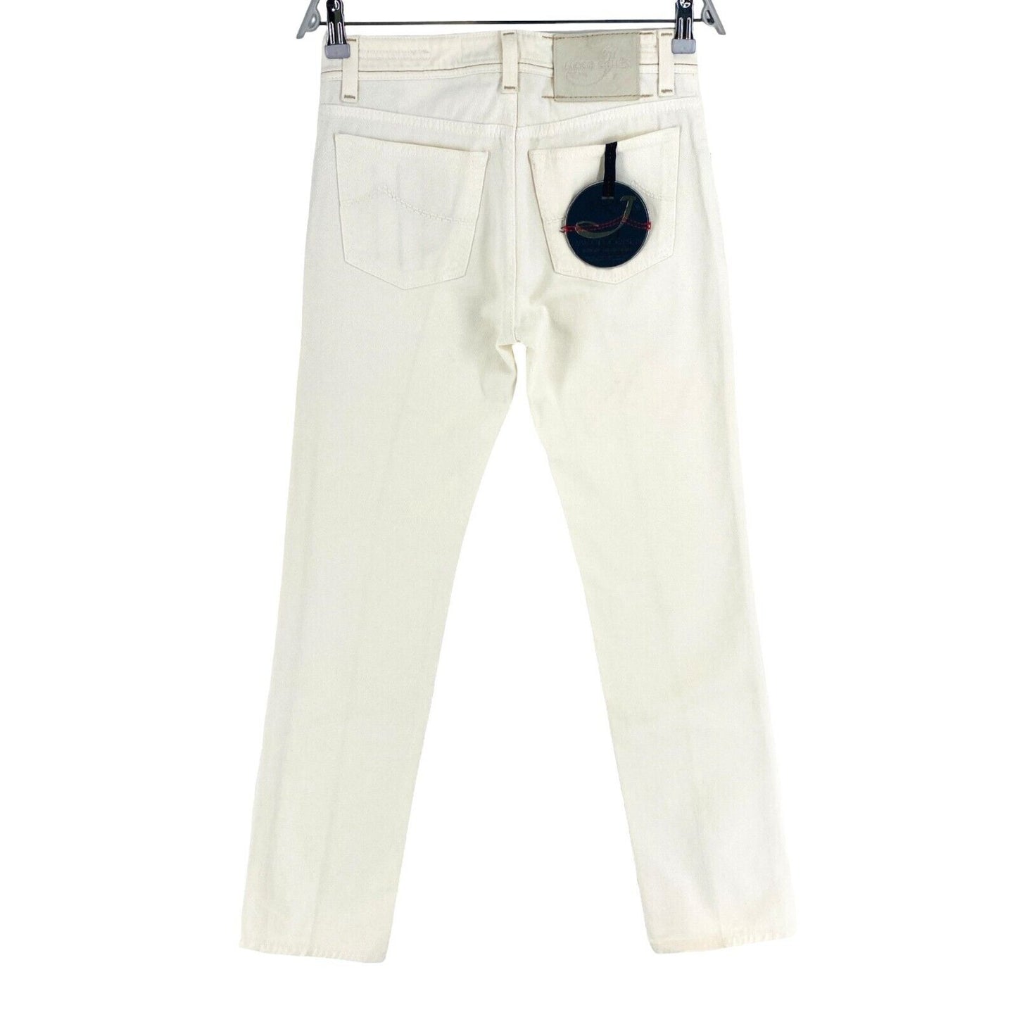 Jacob Cohen Men 688 White Slim Jeans Size W28 L34 Made In Italy