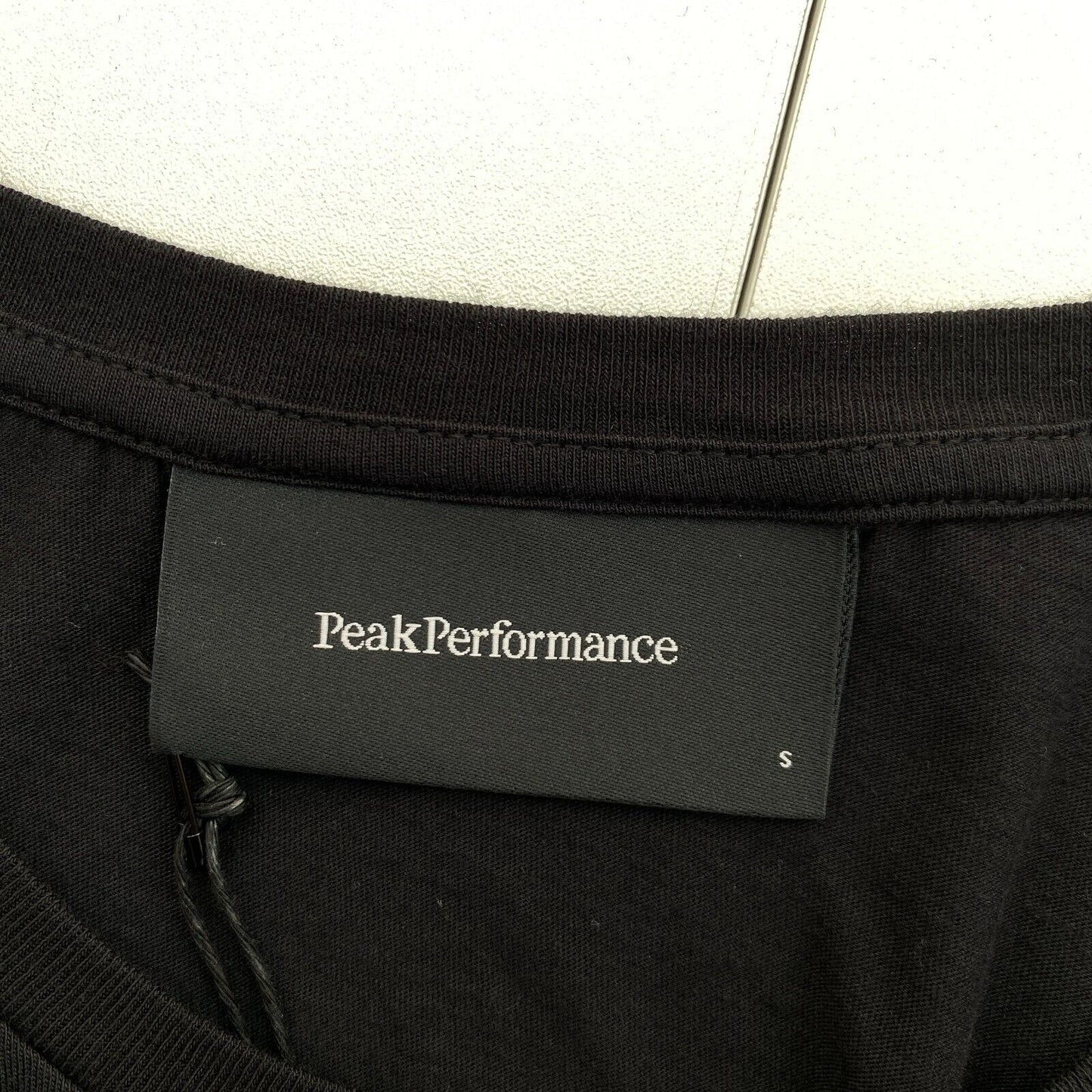 Peak Performance T-Shirt Original Light, Rundhalsausschnitt, Schwarz, Größe S