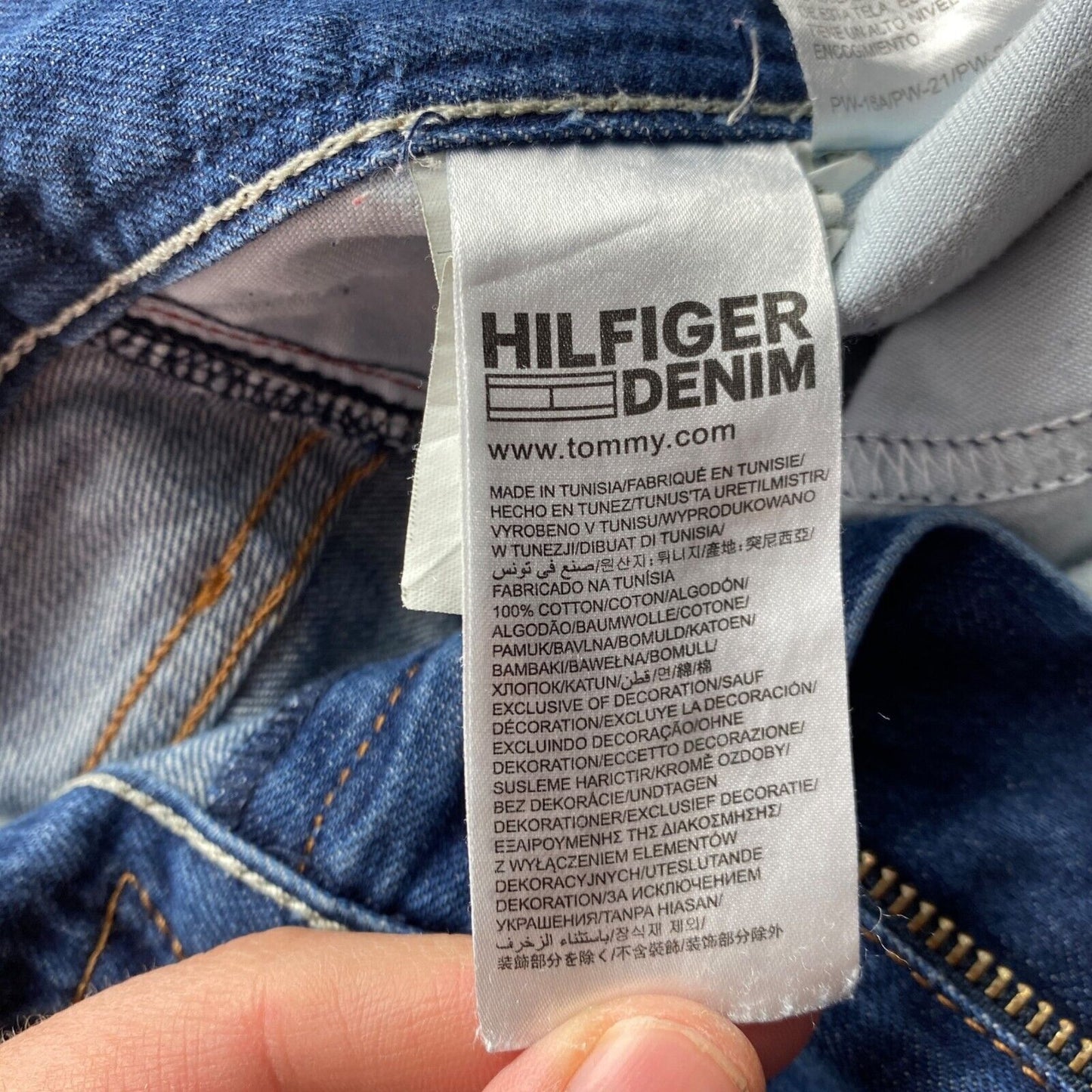 Hilfiger Denim RYAN Blue Regular Straight Fit Jeans W38 L32