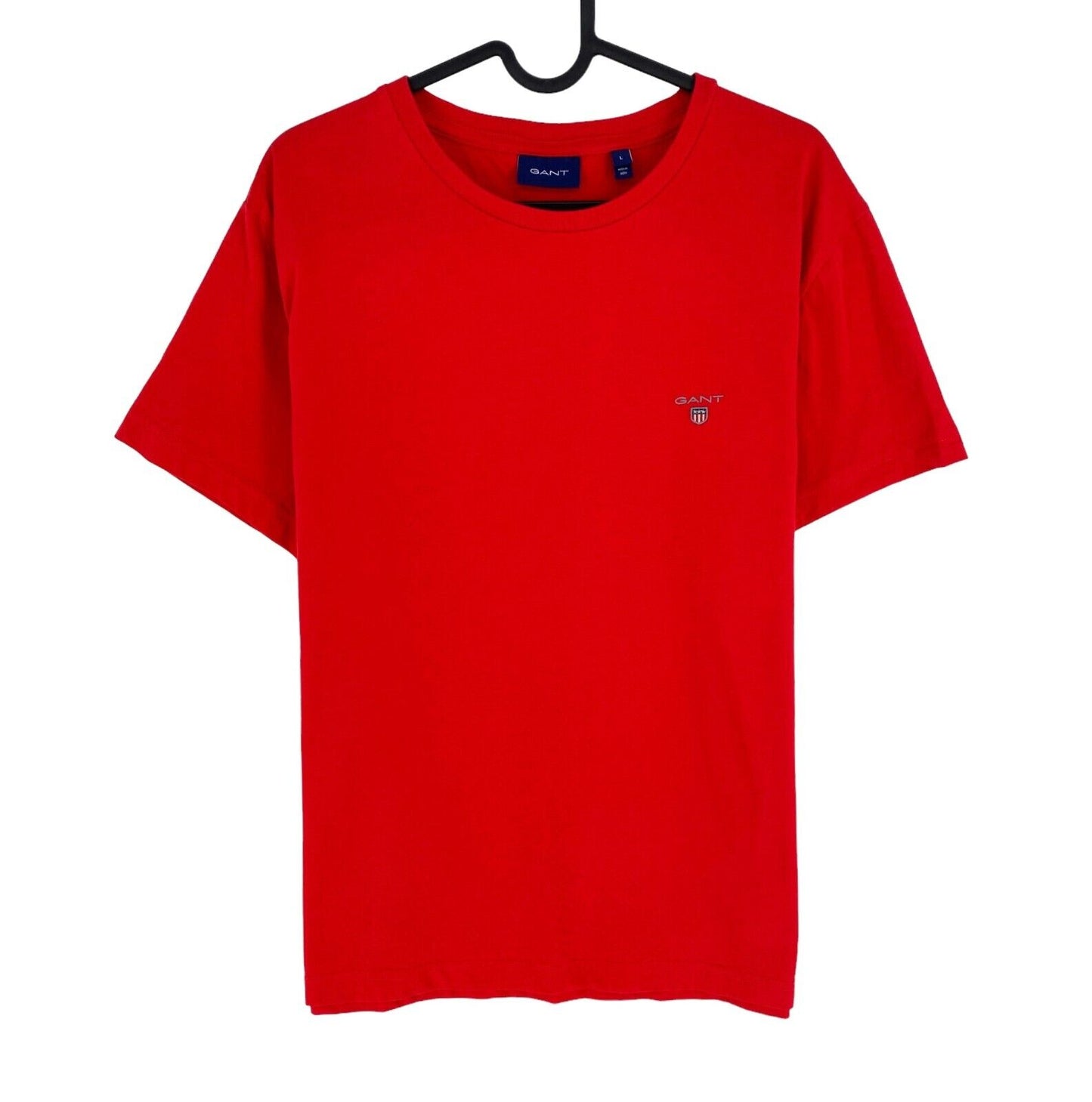 GANT Men Red Original Crew Neck Short Sleeves T-Shirt Size L