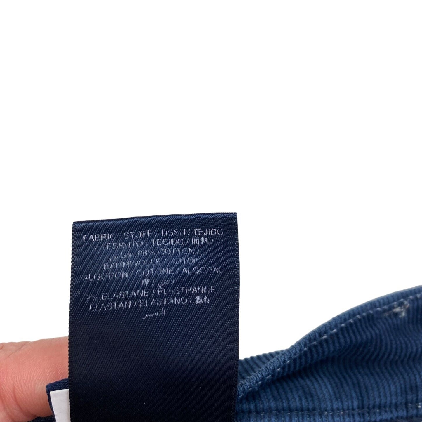 GANT Jeans Dana aus Cord mit geradem Bein, Marineblau, Größe W28 L32