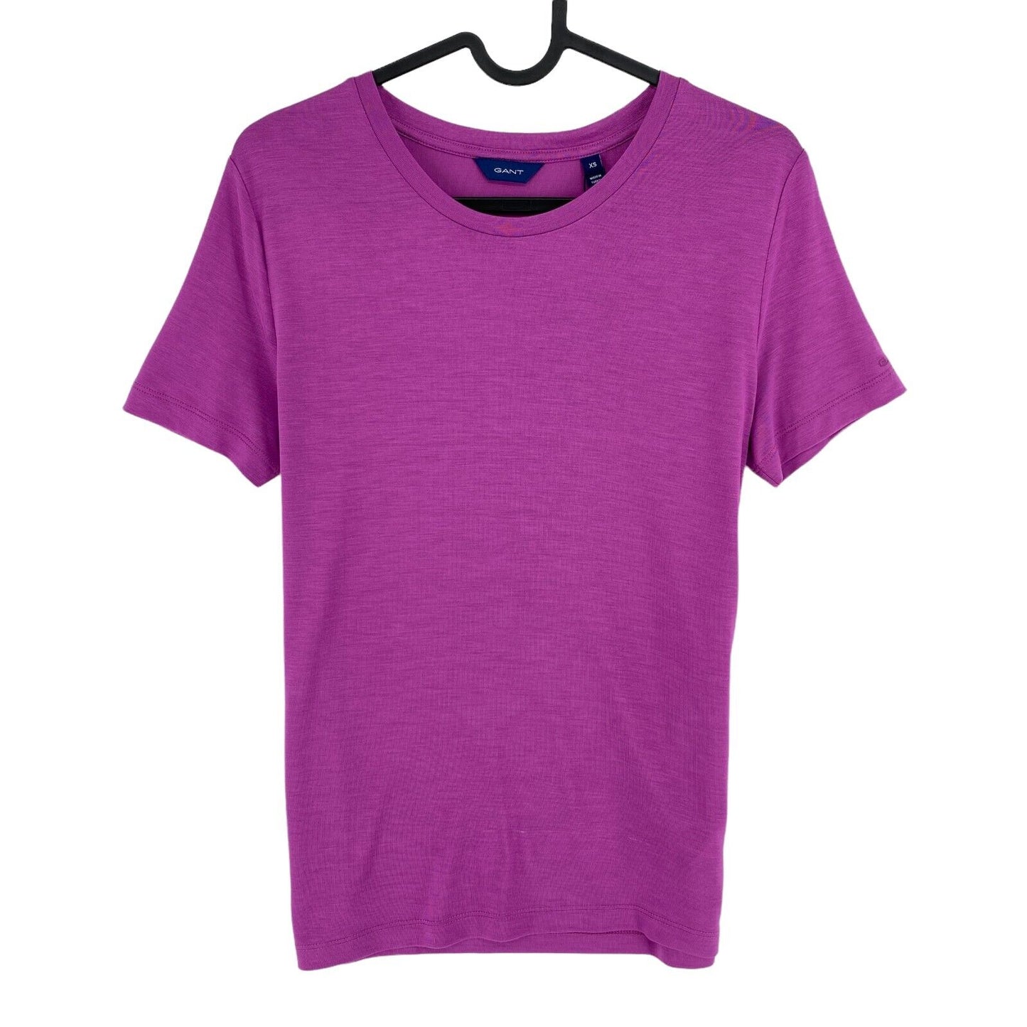 GANT T-shirt à col rond léger violet taille XS