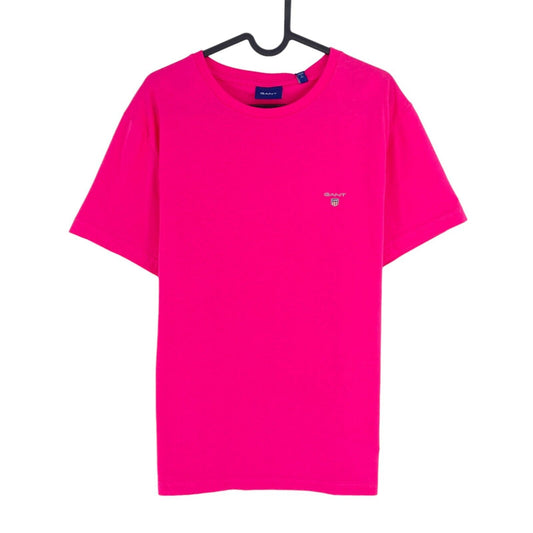 GANT Men Pink Original Crew Neck Short Sleeves T-Shirt Size L