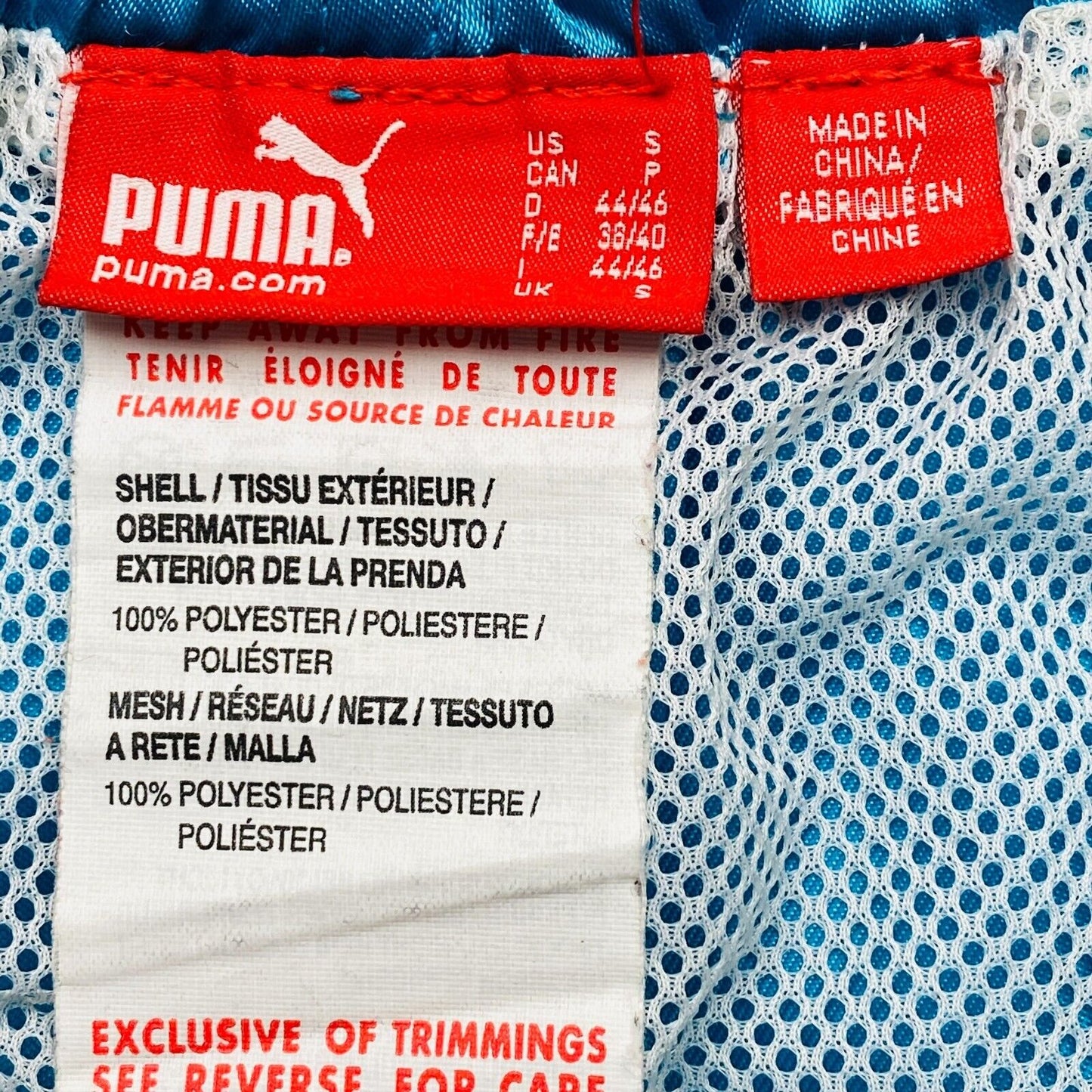 PUMA Blue Activewear Shorts Size S